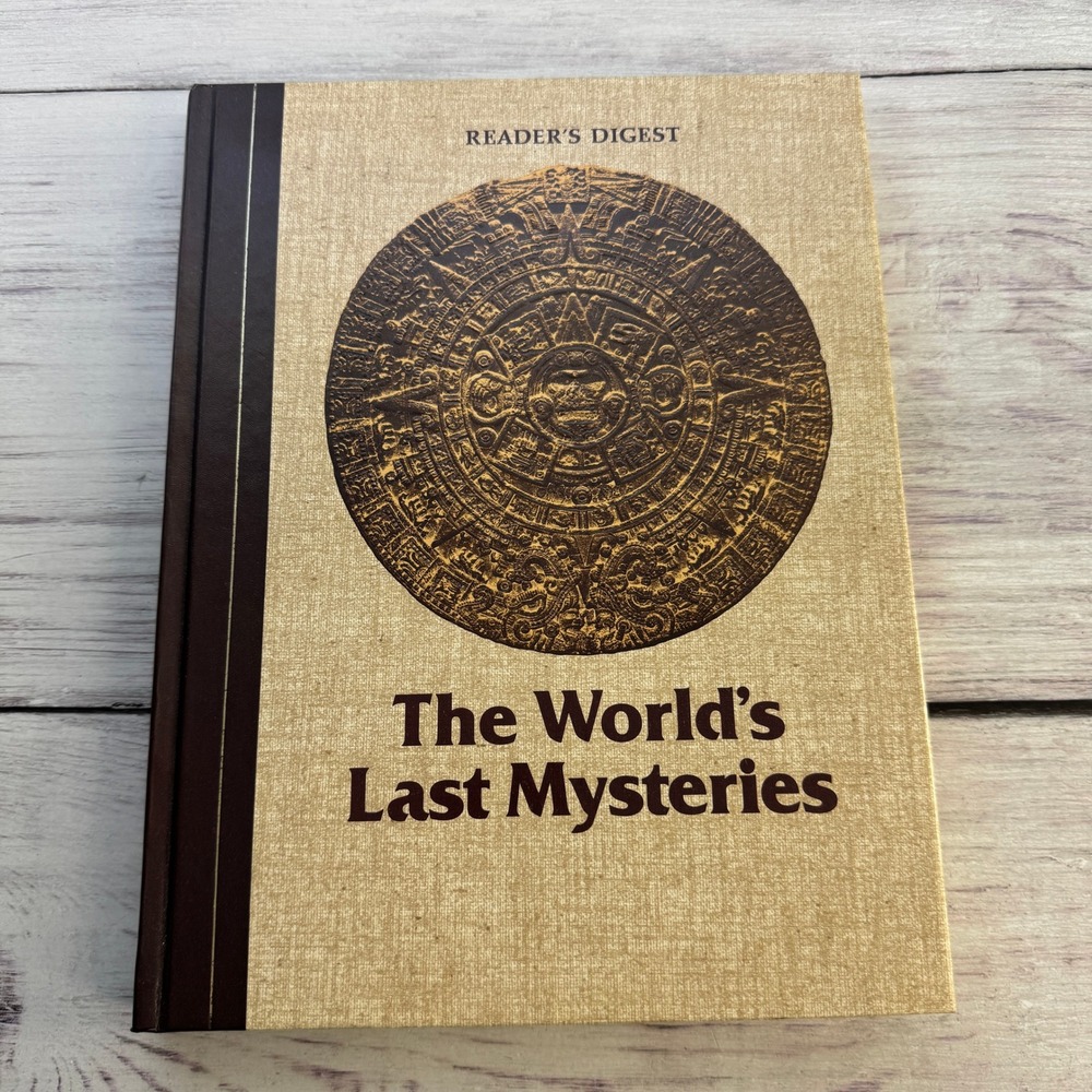 The World's Last Mysteries Book Tan Hardcover Ancient History Archaeology VTG 80